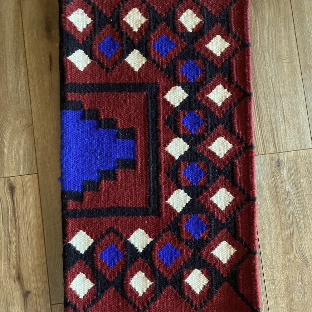 Saddle blanket.